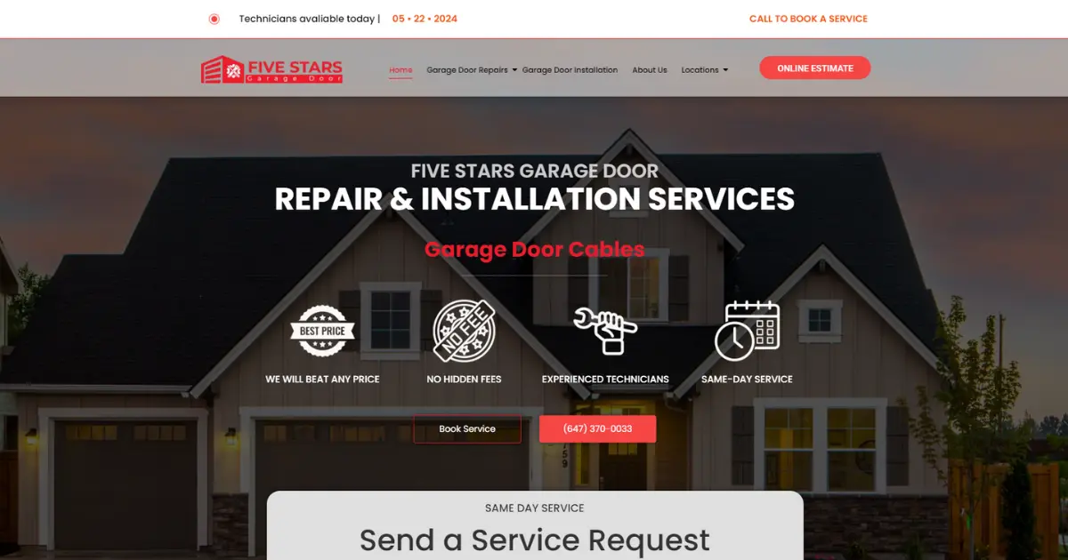 (c) Fivestarsgaragedoor.ca